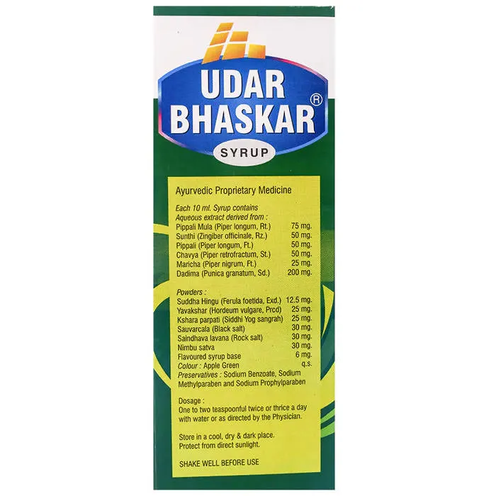 United Pharmaceuticals Udar Bhaskar Syrup - Image 2