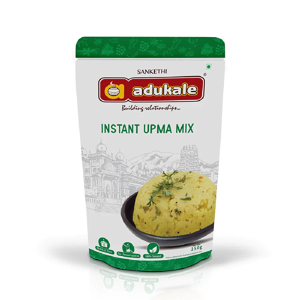 Upma Mix | Instant Breakfast | Adukale Upma Mix | Instant Breakfast | Adukale-Pack Size-250 g