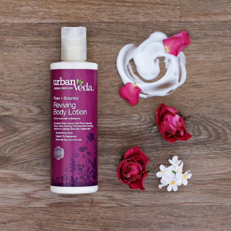 Urban Veda Natural Skin Care Reviving Rose Body Lotion - Image 2