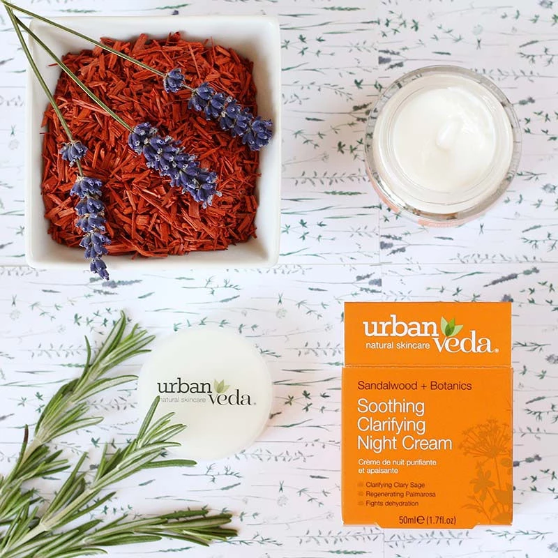 Urban Veda Soothing Sandalwood Clarifying Night Cream - Image 3