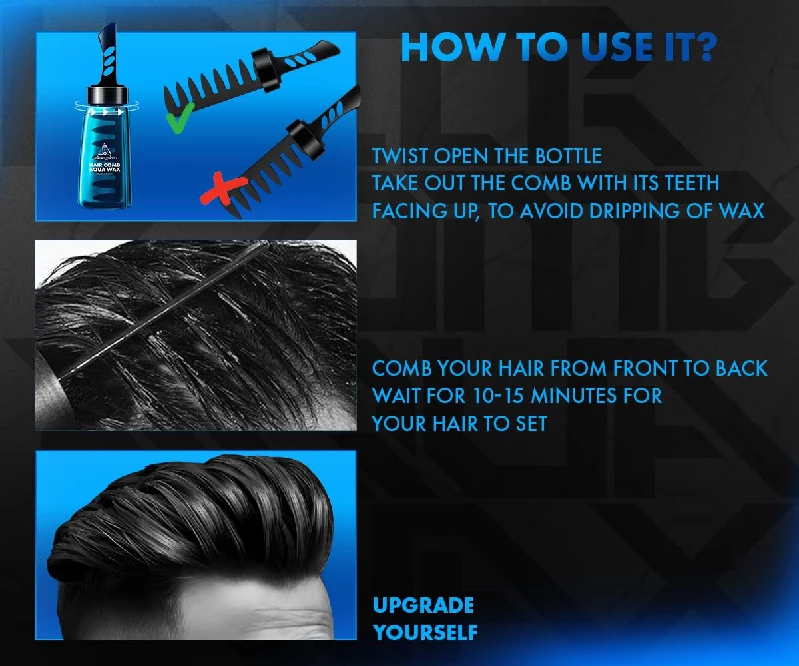 UrbanGabru Aqua Hair Wax  Alpha Edition - Image 5
