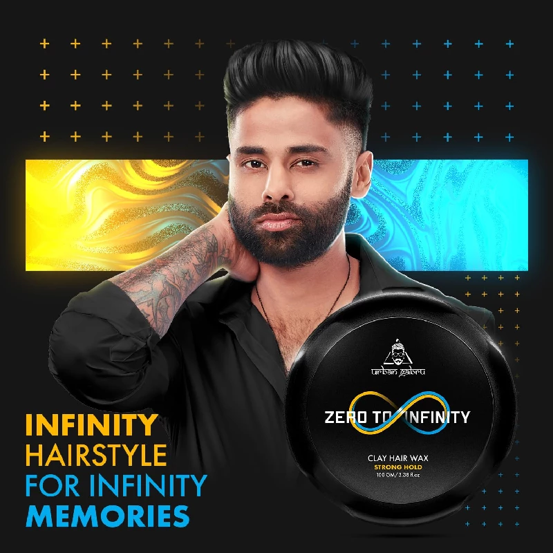 UrbanGabru Clay Hair Wax For Men Zero to Infinity - Image 2