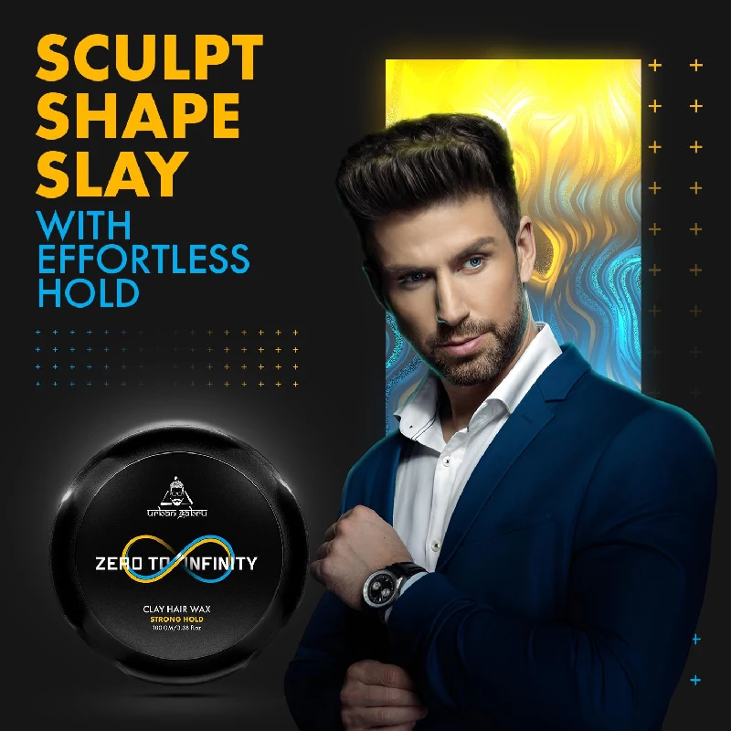 UrbanGabru Clay Hair Wax For Men Zero to Infinity - Image 6