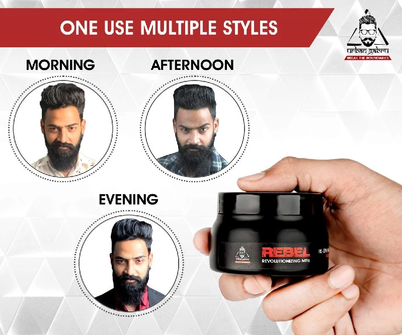 UrbanGabru Rebel Hair Styling Clay Wax - Image 8