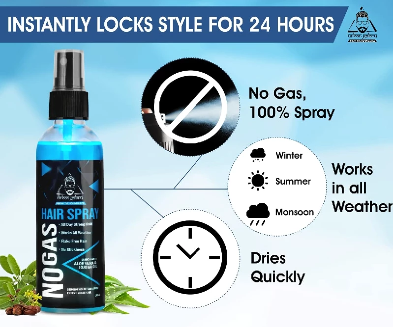 UrbanGabru Unlimited Hold No Gas Hair Spray - Image 4