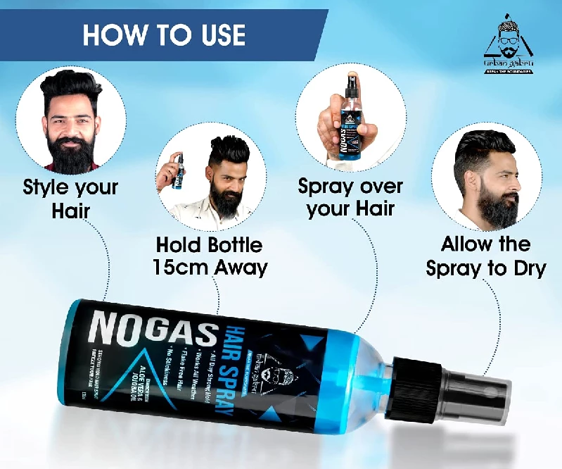 UrbanGabru Unlimited Hold No Gas Hair Spray - Image 6