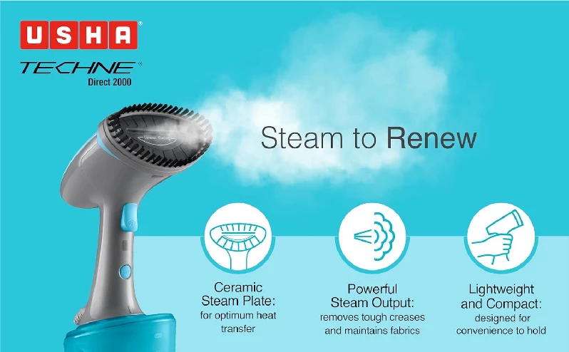 Usha 1600 Watts Garment Steamer - Image 2