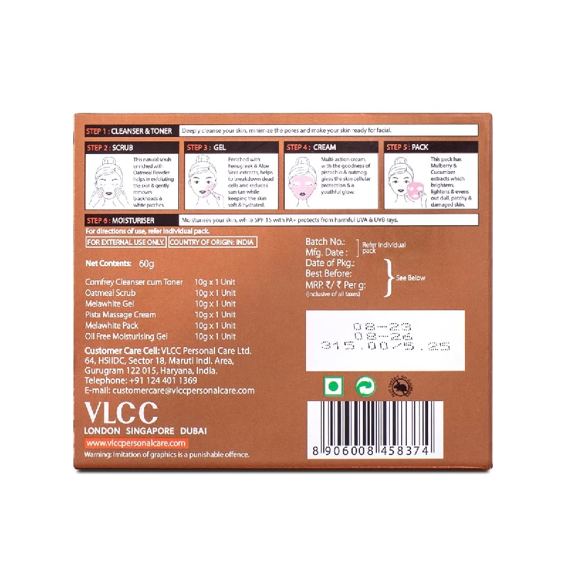 VLCC Anti Tan Facial Kit - Image 8