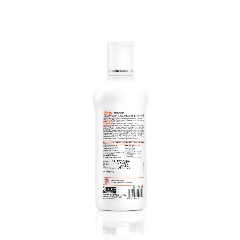 VLCC Honey Moisturiser for Deep Moisturization with Honey, Shea Butter, Fenugreek Extract & Wheat Germ Oil - Image 6