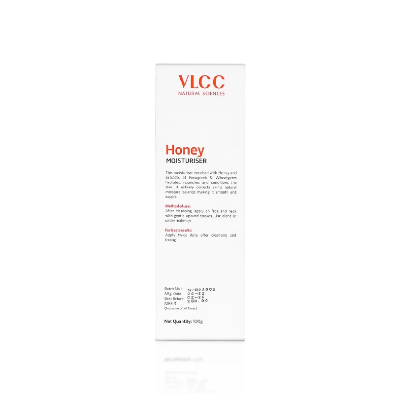 VLCC Honey Moisturiser for Deep Moisturization with Honey, Shea Butter, Fenugreek Extract & Wheat Germ Oil - Image 7