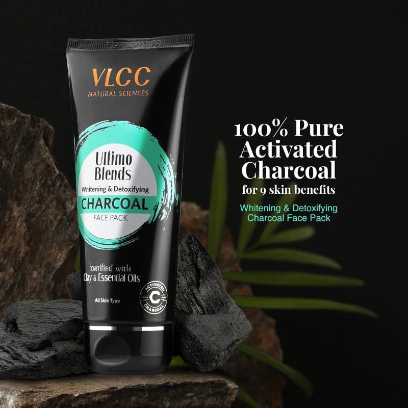 VLCC Ultimo Blends Whitening & Detoxifying Charcoal Face Pack - Image 2
