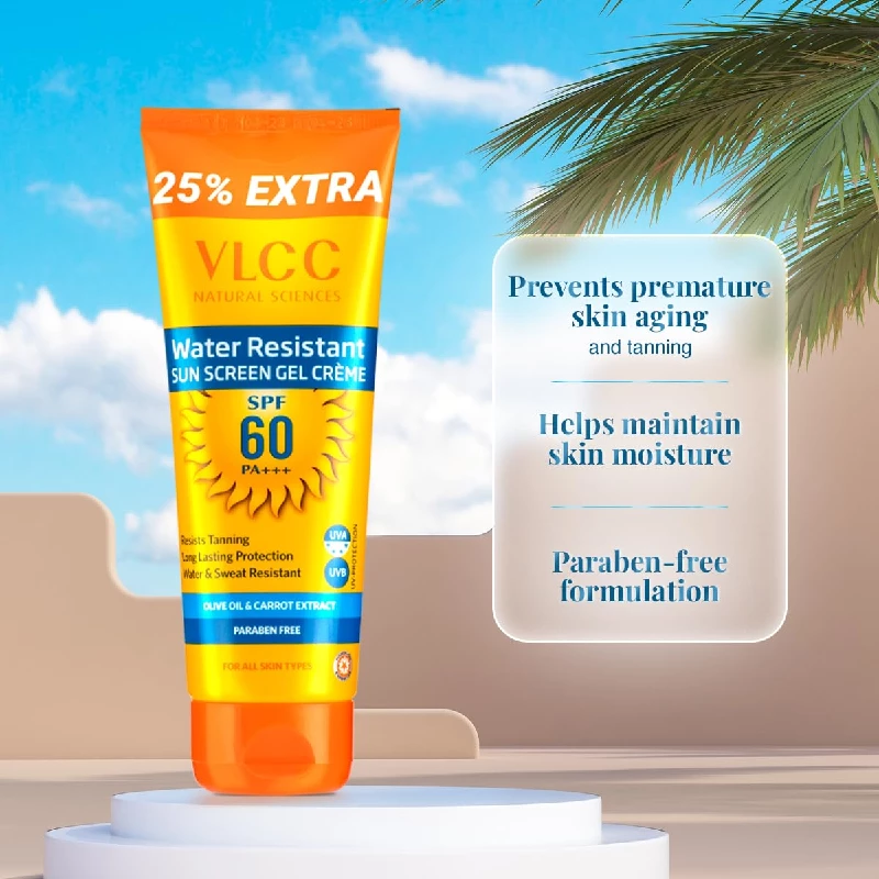 VLCC Water Resistant SPF 60 PA+++ Sunscreen Gel Creme - Image 3