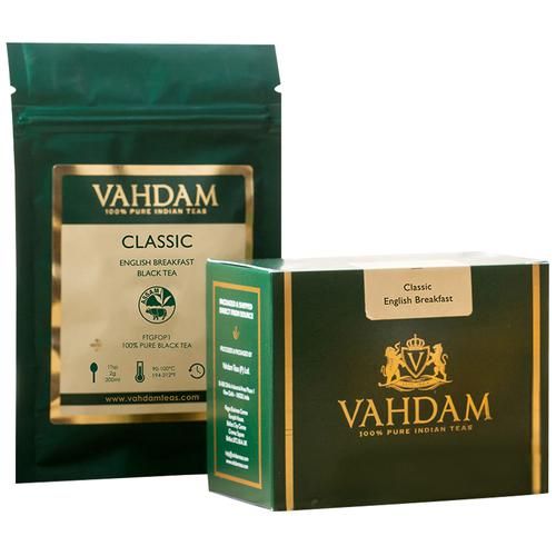 Vahdam  Classic English Breakfast Black Tea Vahdam  Classic English Breakfast Black Tea--500 g