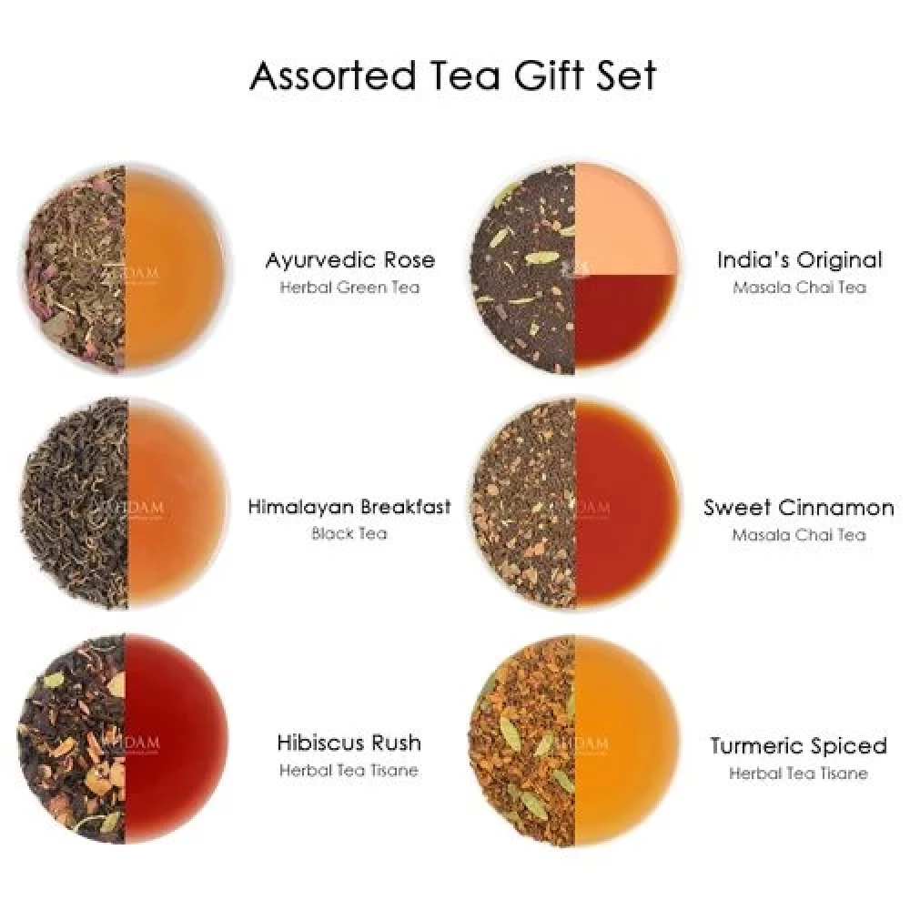 Vahdam  Glow Assorted Loose Leaf Tea - Image 3