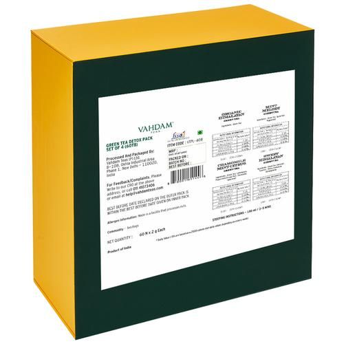 Vahdam  Organic Green Tea Wellness Kit - 20 days Fitness Kit - Image 2