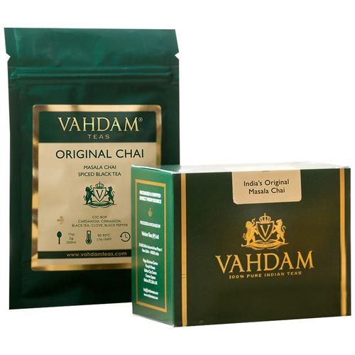 Vahdam  Original Masala Spiced Black Tea Vahdam  Original Masala Spiced Black Tea--100 g
