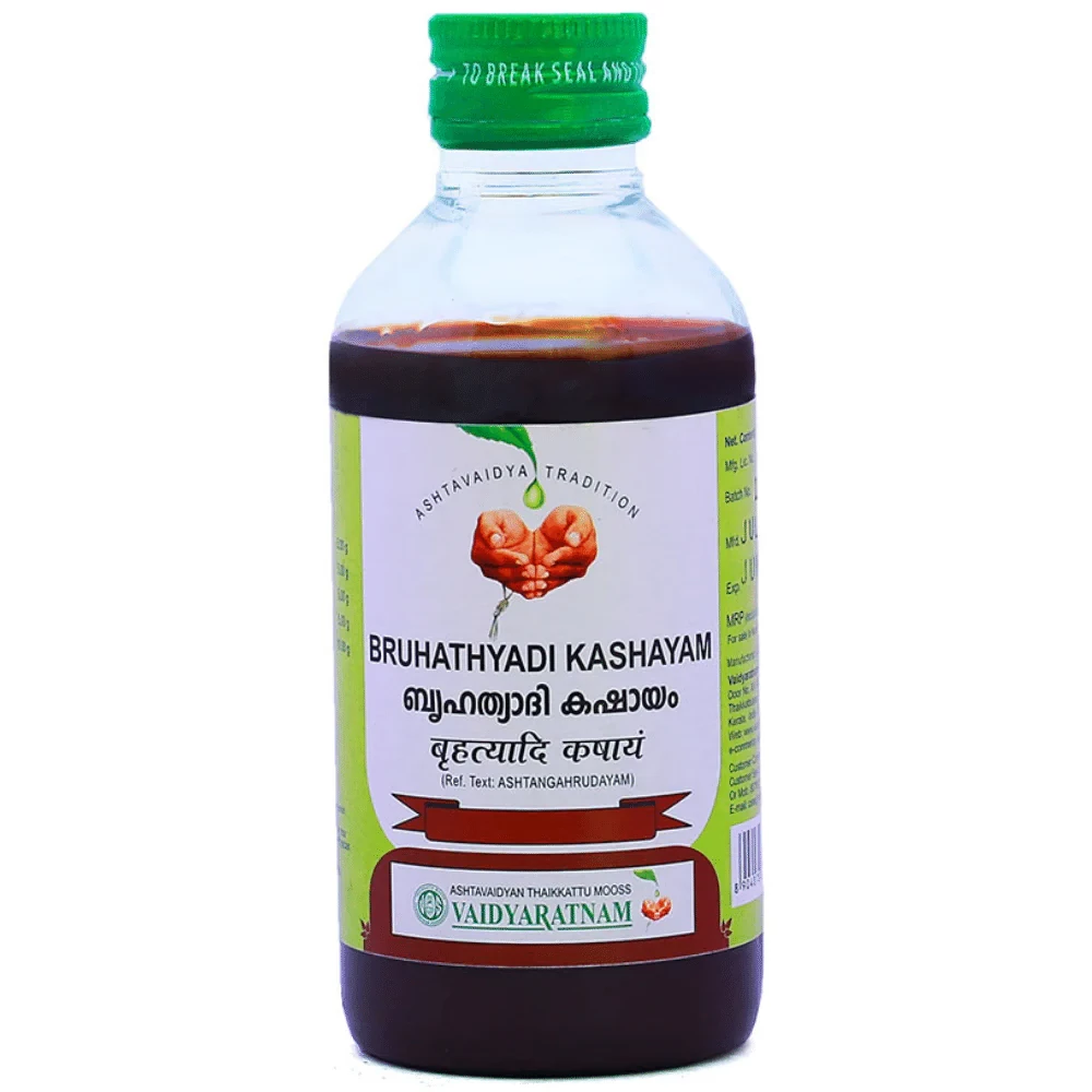 Vaidyaratnam Bruhathyadi Kashayam - Brihatyadi Kashayam - Image 1