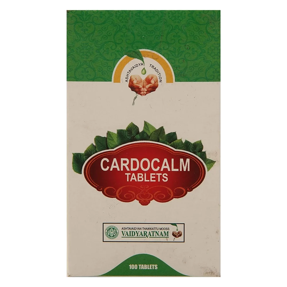 Vaidyaratnam Cardocalm Tablets - Image 1