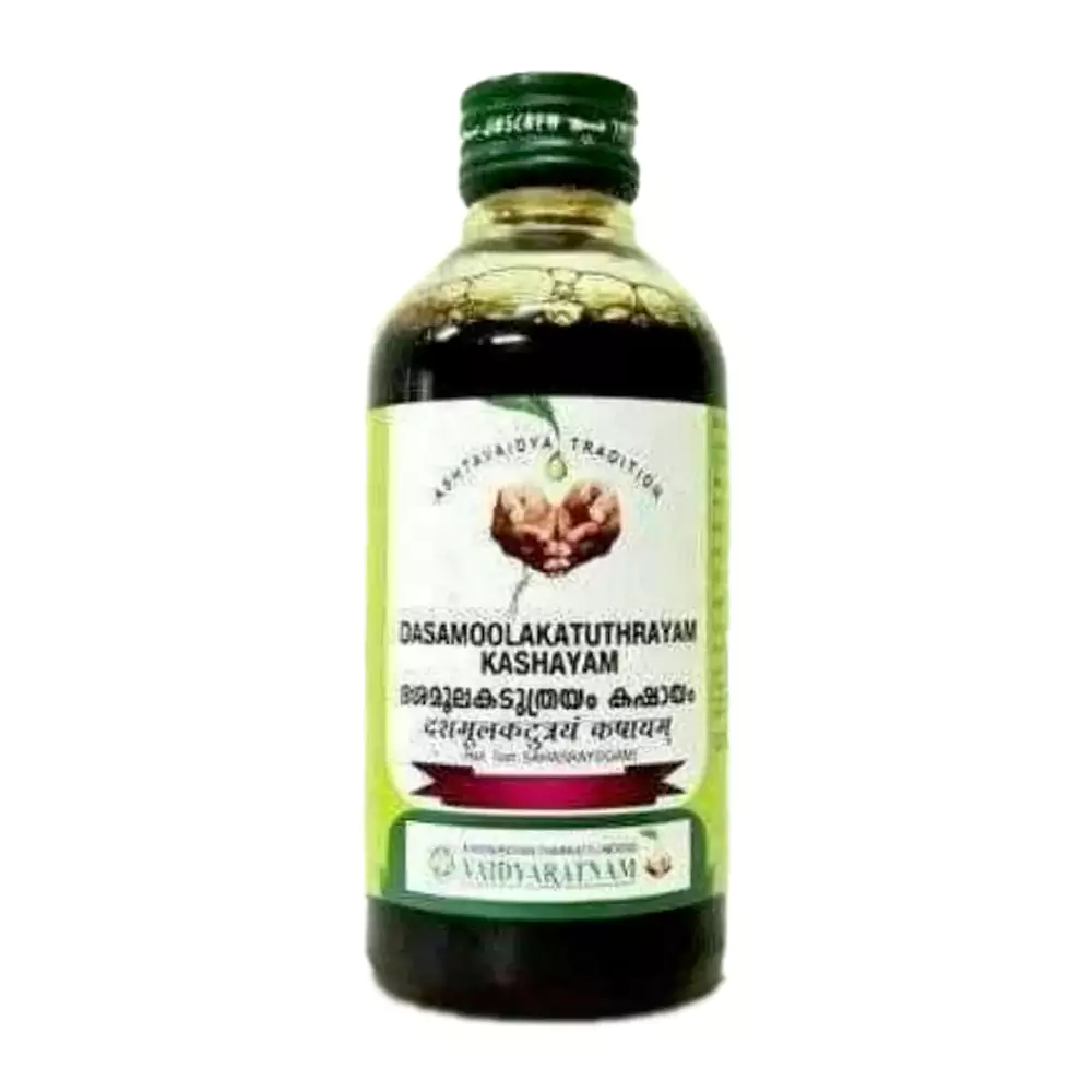 Vaidyaratnam Dasamoolakaduthrayam Kashayam | Ayurvedic Respiratory Tonic | Traditional Herbal Decoction-1