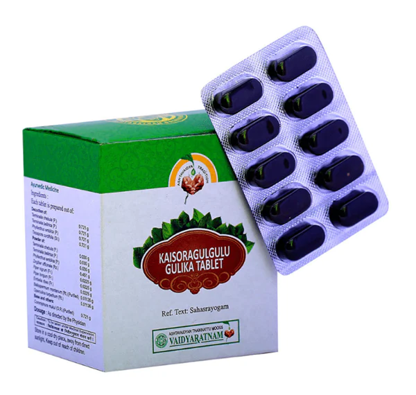 Vaidyaratnam Kaisoraguggulu - Kaisoragulgulu gulika - Image 1