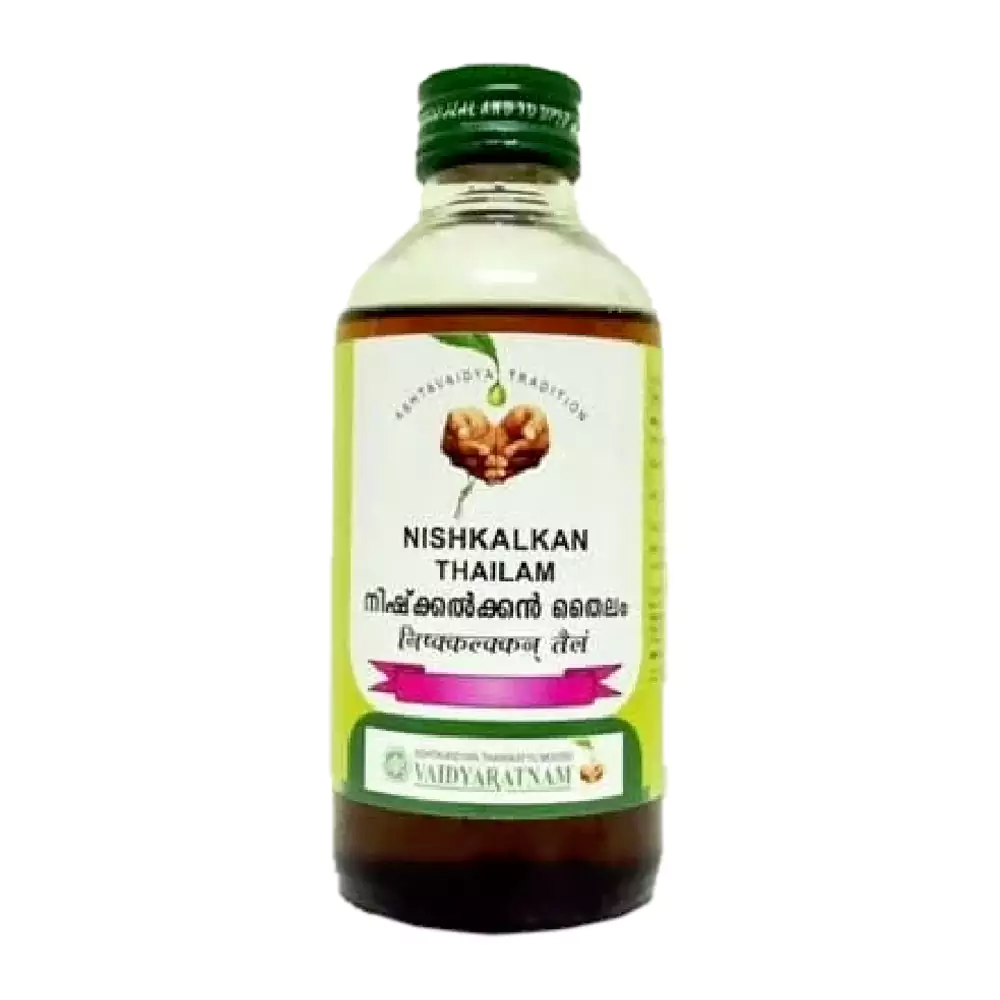 Vaidyaratnam Nishkalkan Thailam - Image 1