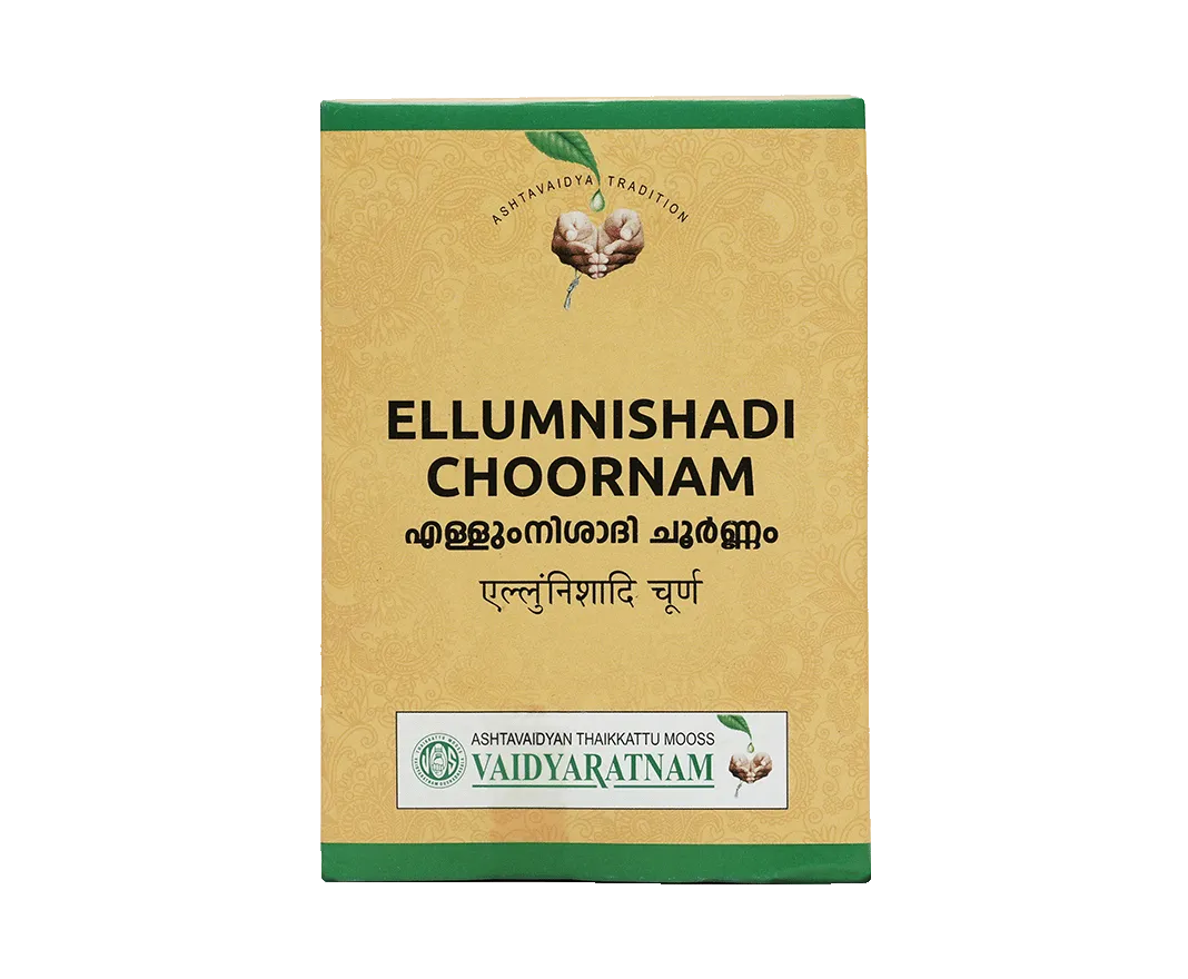 Vaidyaratnam Ellumnishadichoornam