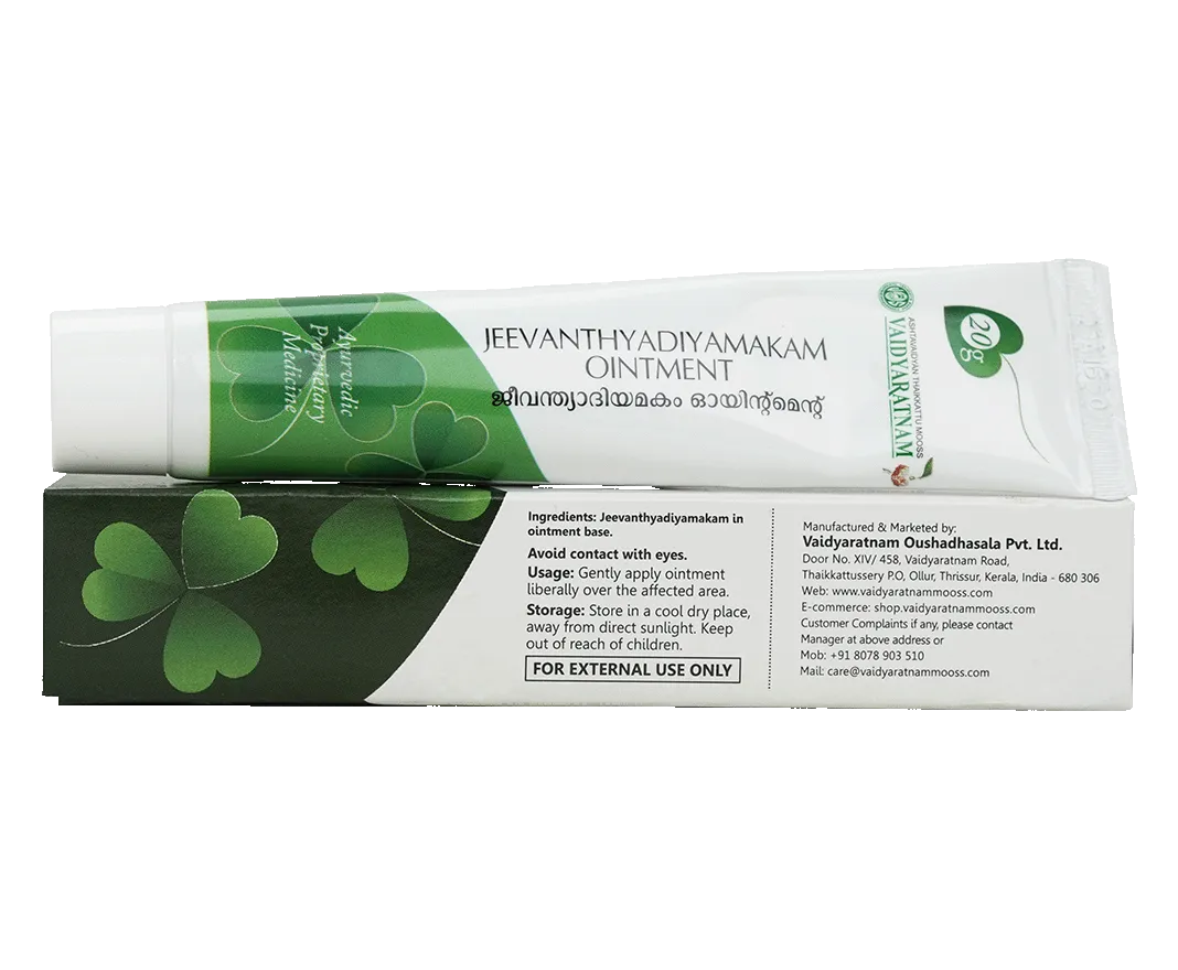 Vaidyaratnam Jeevanthyadi Yamakom Ointment - Image 2
