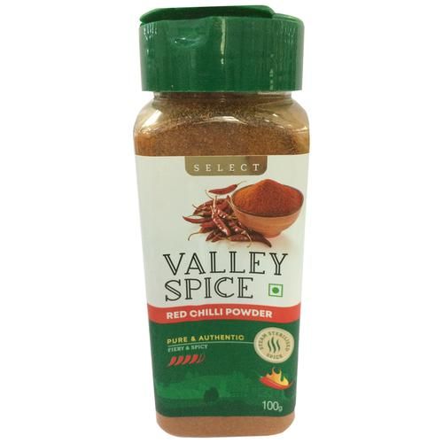 Valley Spice Red Chilli Powder - Fiery & Spicy Valley Spice Red Chilli Powder - Fiery & Spicy--100 g PET Bottle