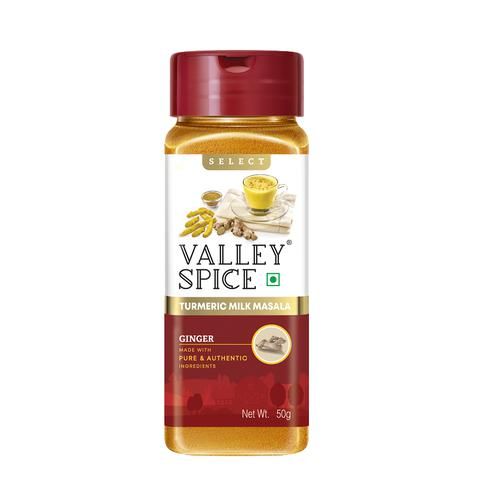 Valley Spice Turmeric Milk Masala - Ginger Valley Spice Turmeric Milk Masala - Ginger--50 g Pet Bottle