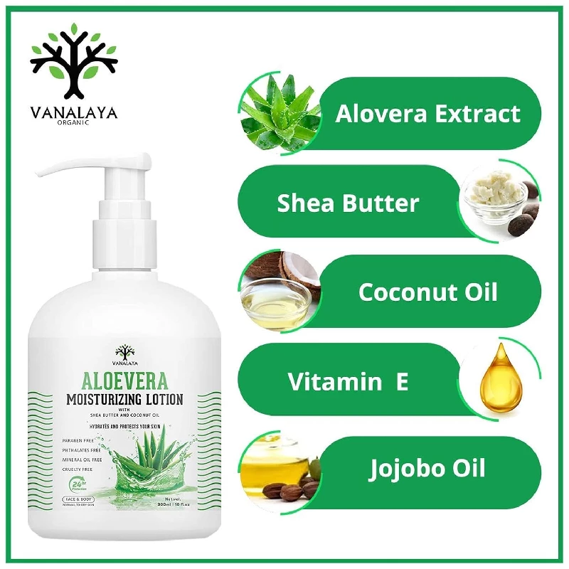 Vanalaya Aloe Vera Moisturizing Lotion - Image 2