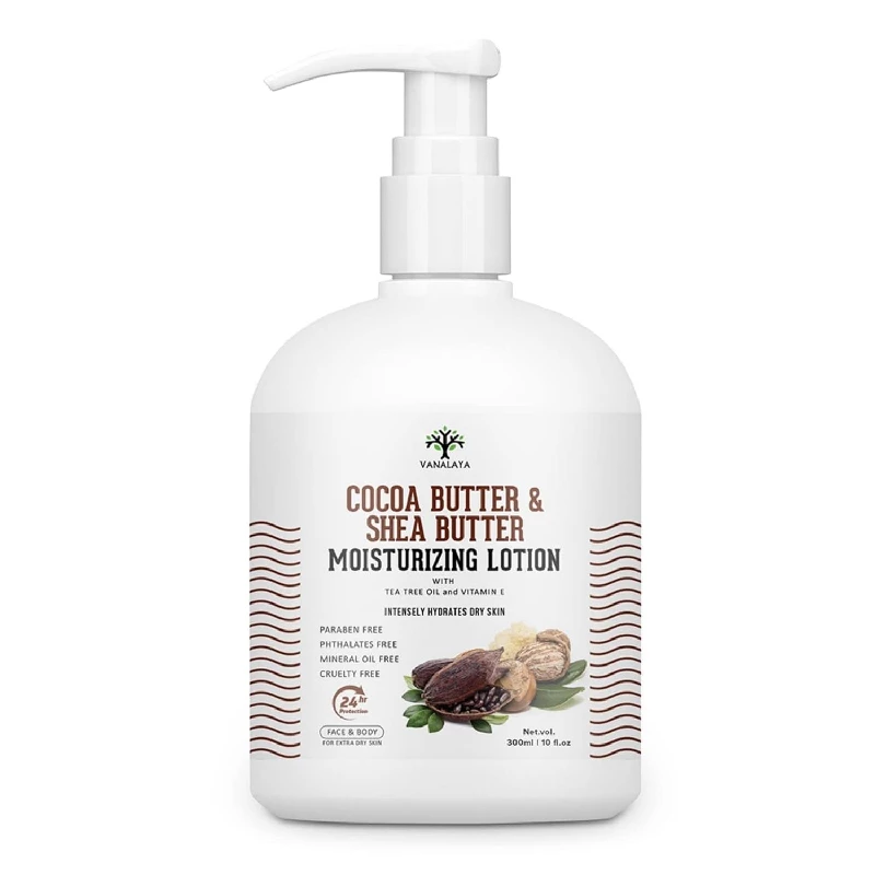 Vanalaya Cocoa Butter & Shea Butter Moisturizing Lotion