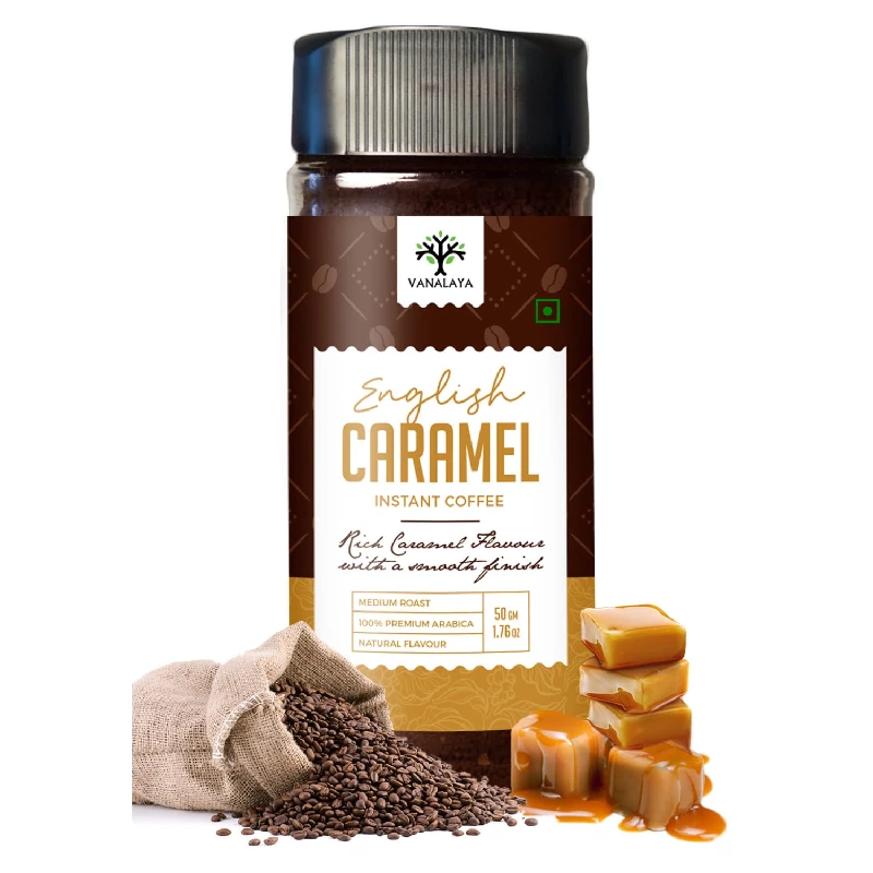 Vanalaya English Caramel Instant Coffee
