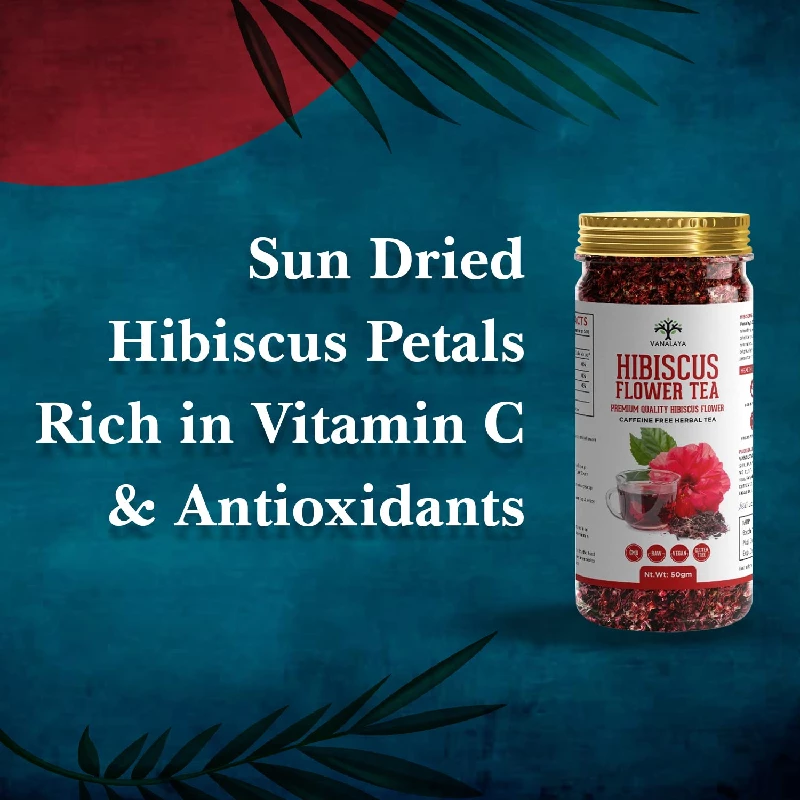 Vanalaya Hibiscus Tea For Glowing Skin - Image 3