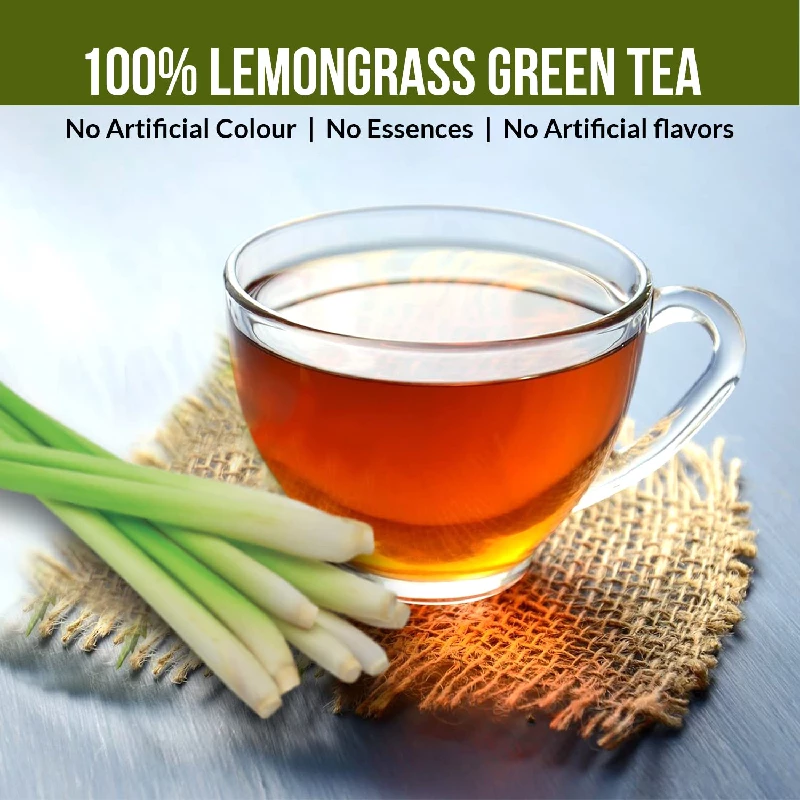 Vanalaya Lemongrass Loose Leaves Green Tea - Image 7