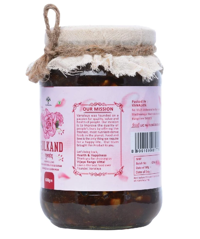 Vanalaya Natural Organic Rose & Cardamon Gulkand - Image 2