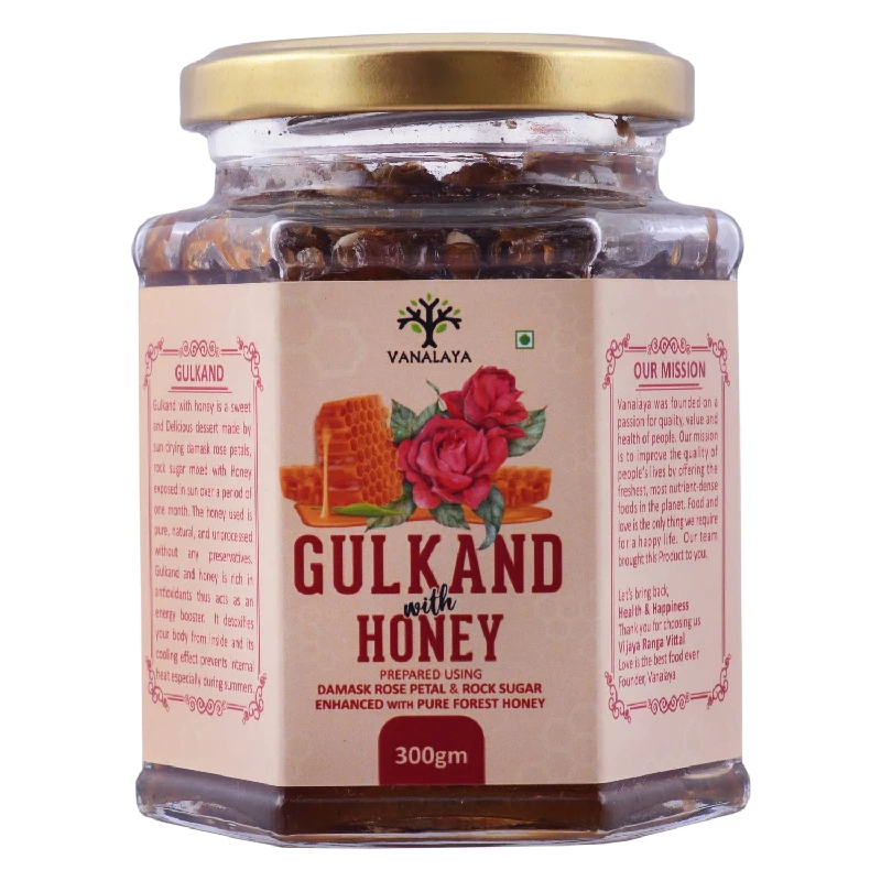 Vanalaya Organic & Natural Honey Gulkand
