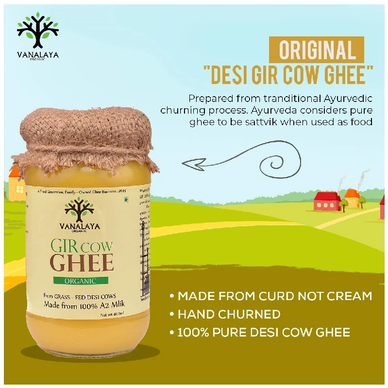Vanalaya Organic A2 Desi Gir Cow Ghee  - Image 3