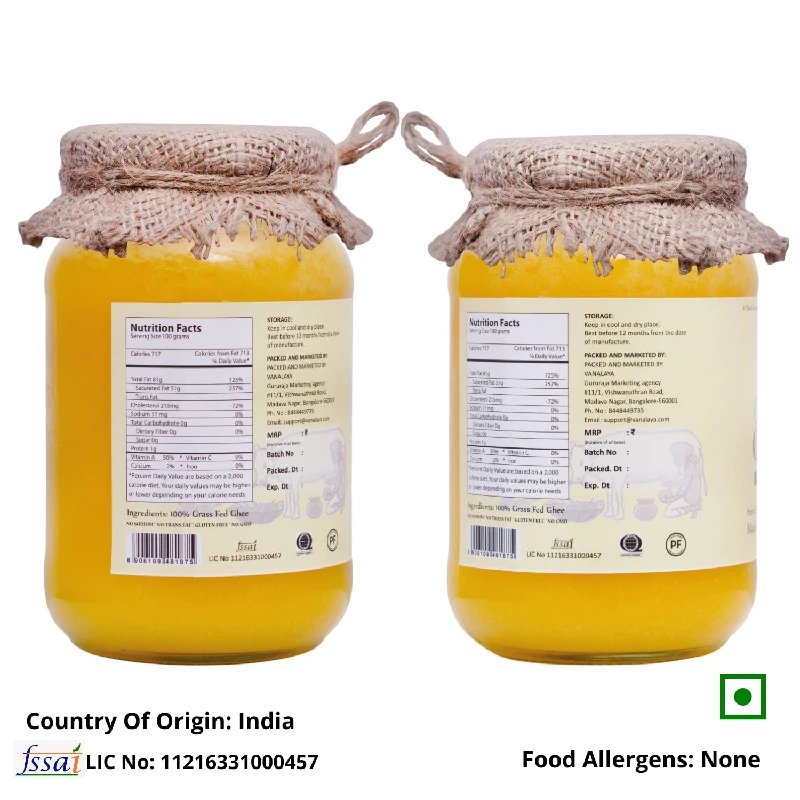 Vanalaya Organic A2 Desi Gir Cow Ghee  - Image 6