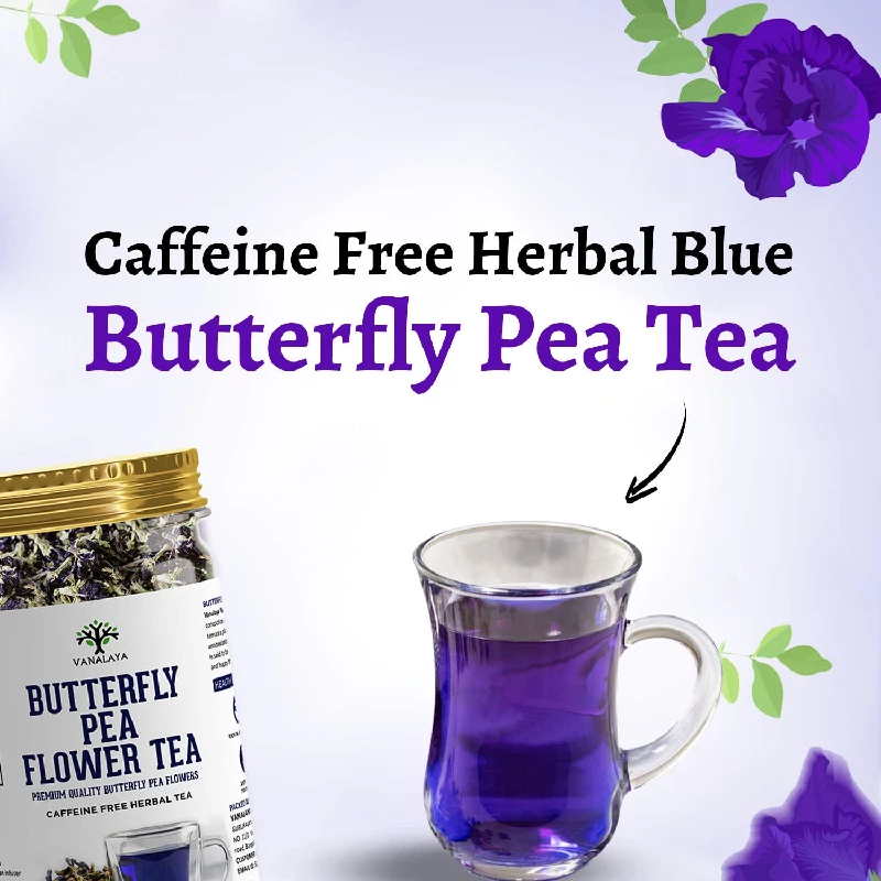 Vanalaya Organic Blue Butterfly Pea Flower Tea - Image 4