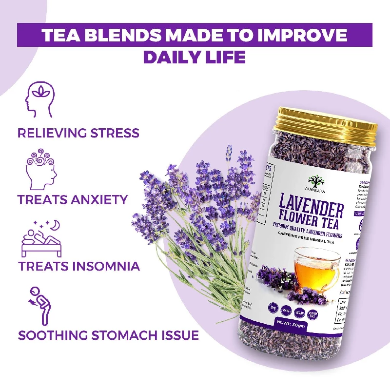 Vanalaya Organic Lavender Flower Tea - Image 3