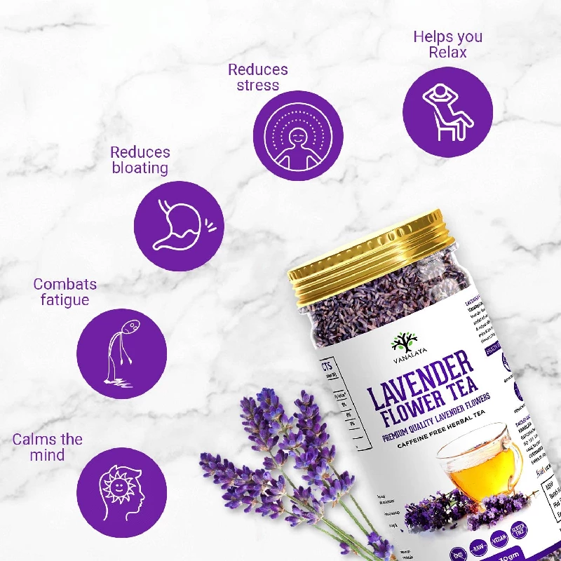 Vanalaya Organic Lavender Flower Tea - Image 4