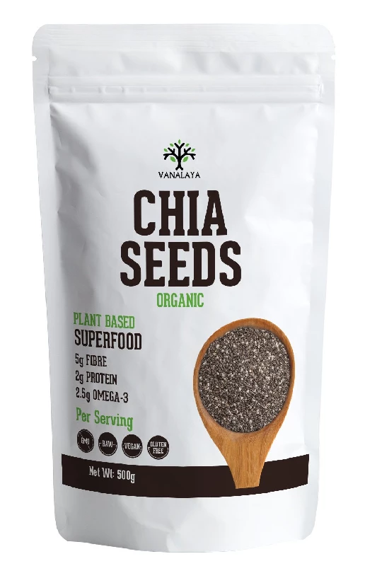 Vanalaya Raw Organic Chia Seeds