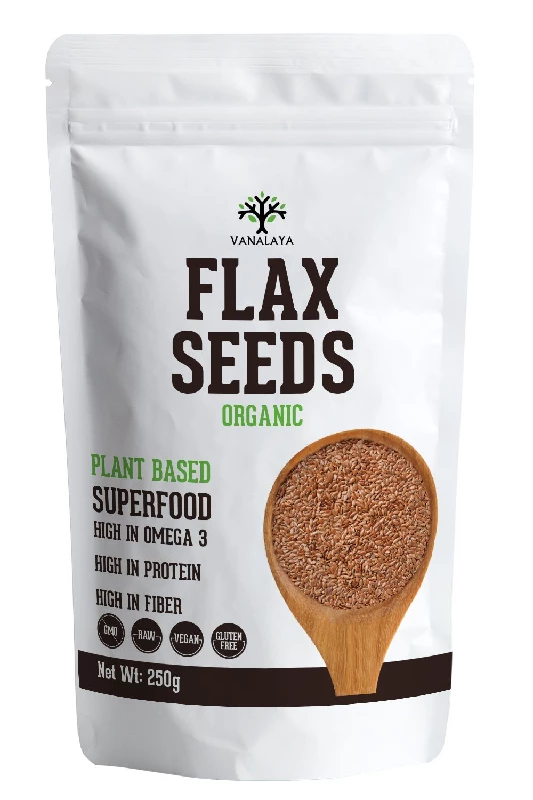 Vanalaya Raw Unroasted Flax Seeds