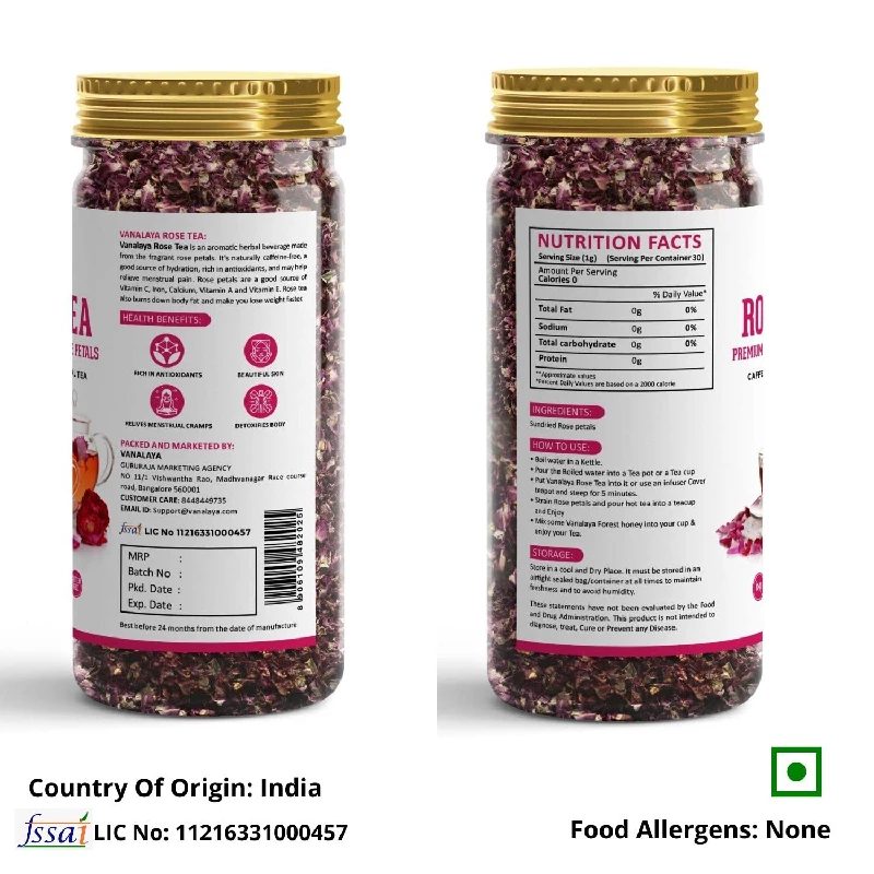 Vanalaya Rose Tea For Glowing Skin - Image 3