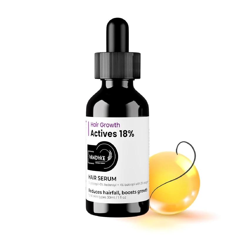 Vandyke 18% Hair Growth Actives Serum Vandyke 18% Hair Growth Actives Serum-Pack Size-30 ml
