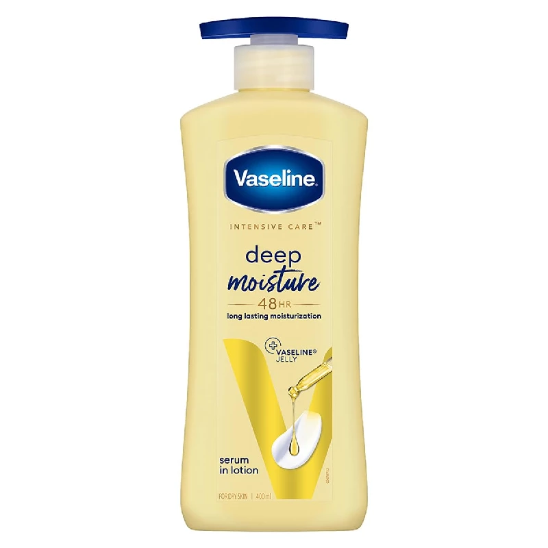 Vaseline Intensive Care Deep Moisture Nourishing Body Lotion Vaseline Intensive Care Deep Moisture Nourishing Body Lotion-Pack Size-400 ml