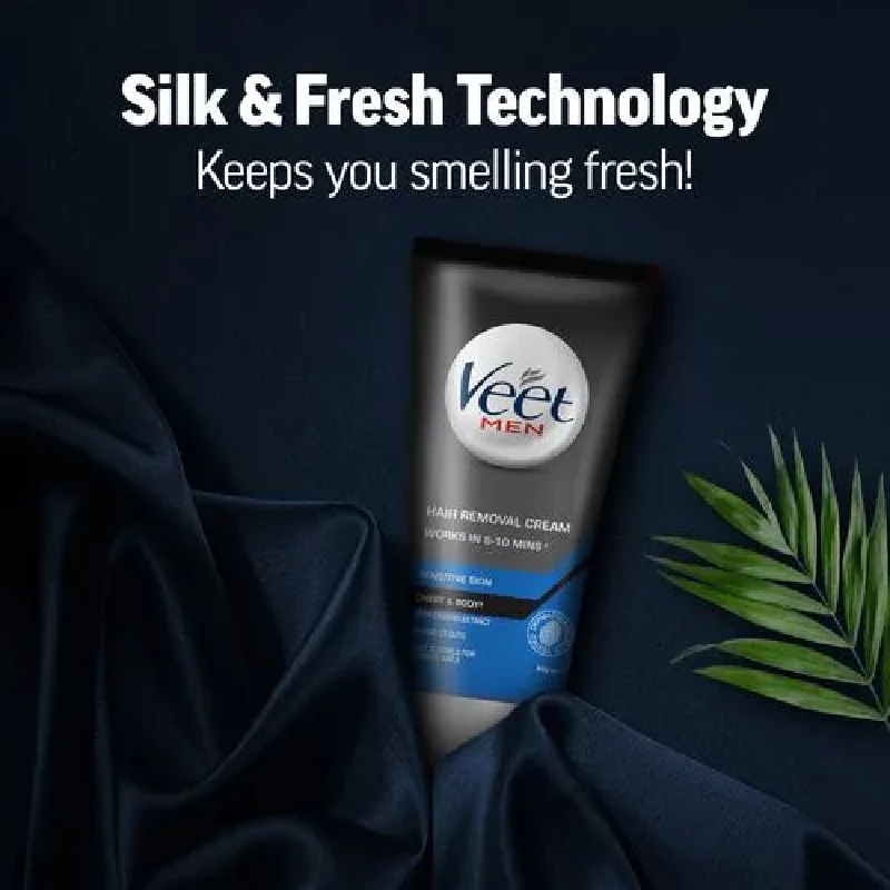 Veet Hair Removal Cream for Men Sensitive Skin - Image 6