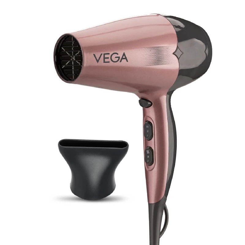 Vega Go Pro 2100 Watts Professional Hair Dryer with Detachable Nozzle Vega Go Pro 2100 Watts Professional Hair Dryer with Detachable Nozzle-Model No-VHDH-25