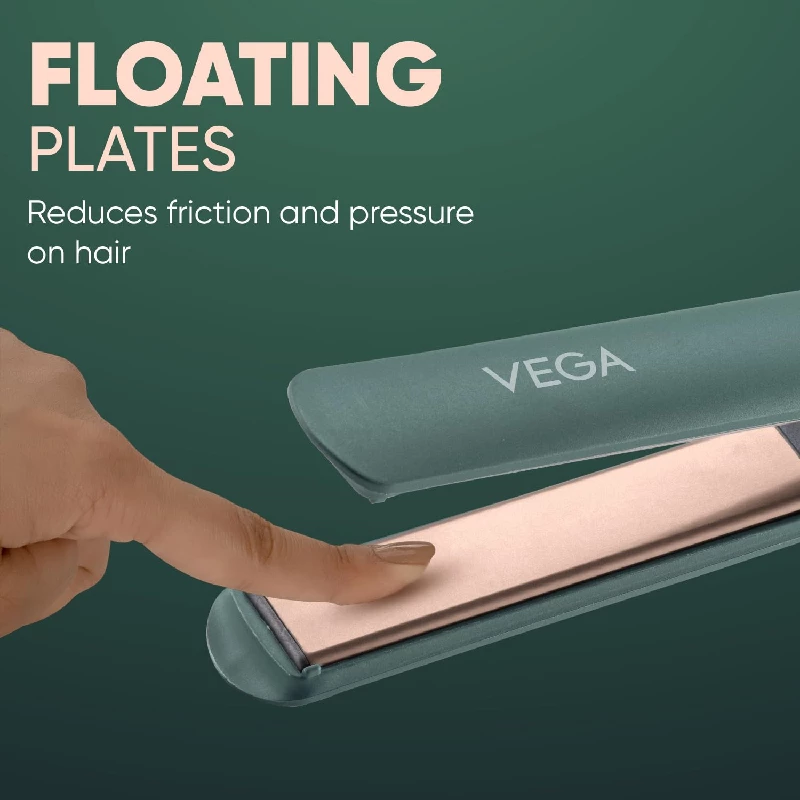 Vega Salon Smooth Hair Straightener-Green - Image 4