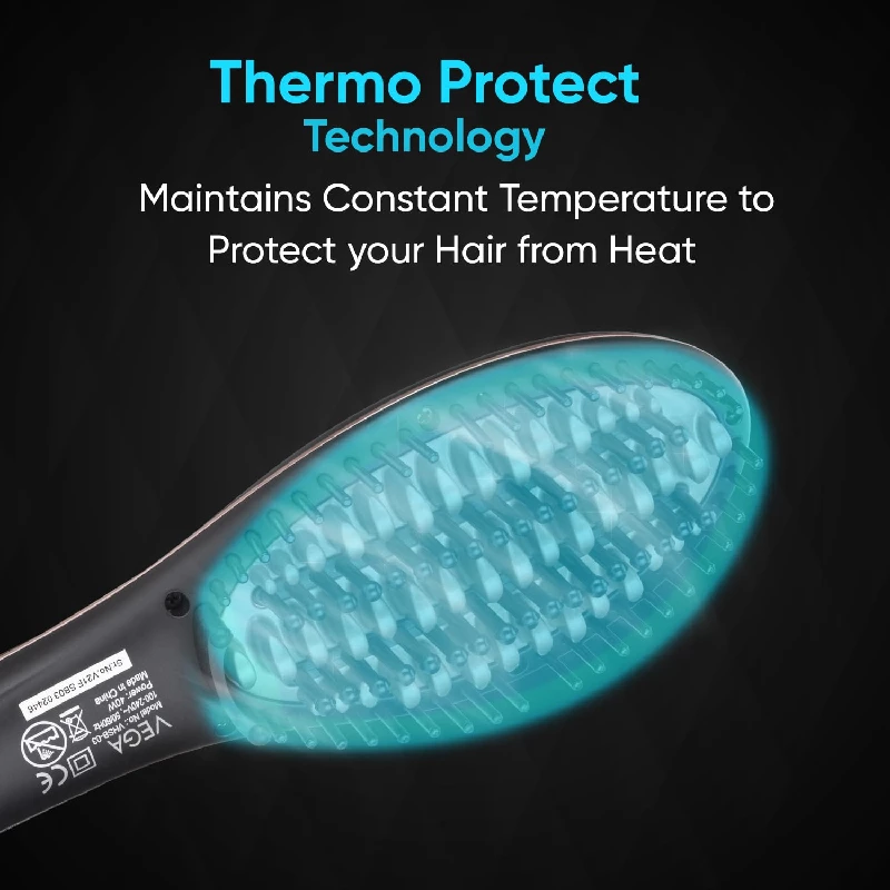 Vega X-Star Hair Straightening Brush - Image 3